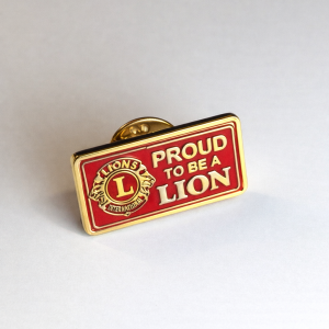 PROUD TO BE LION PIN -3
