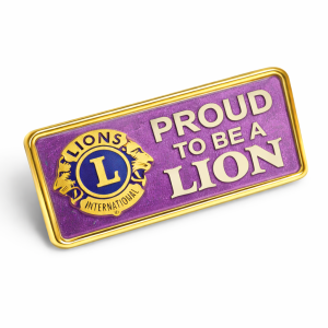 PROUD TO LION PIN -2