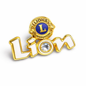 WHITE LION PIN