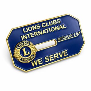 Revolving lapel pin