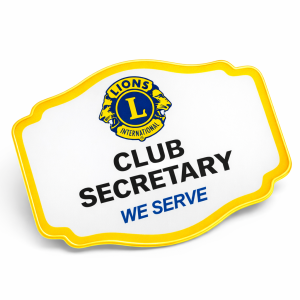 Cutting badge secretary