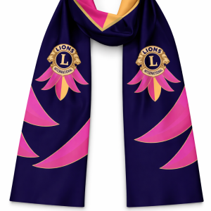 Colourful printed scarf