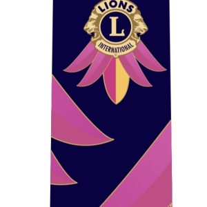 Colourful printed tie