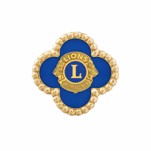 BLUE FLOWER PIN